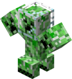 Minecraft if there were Creeper Boss Mobs 